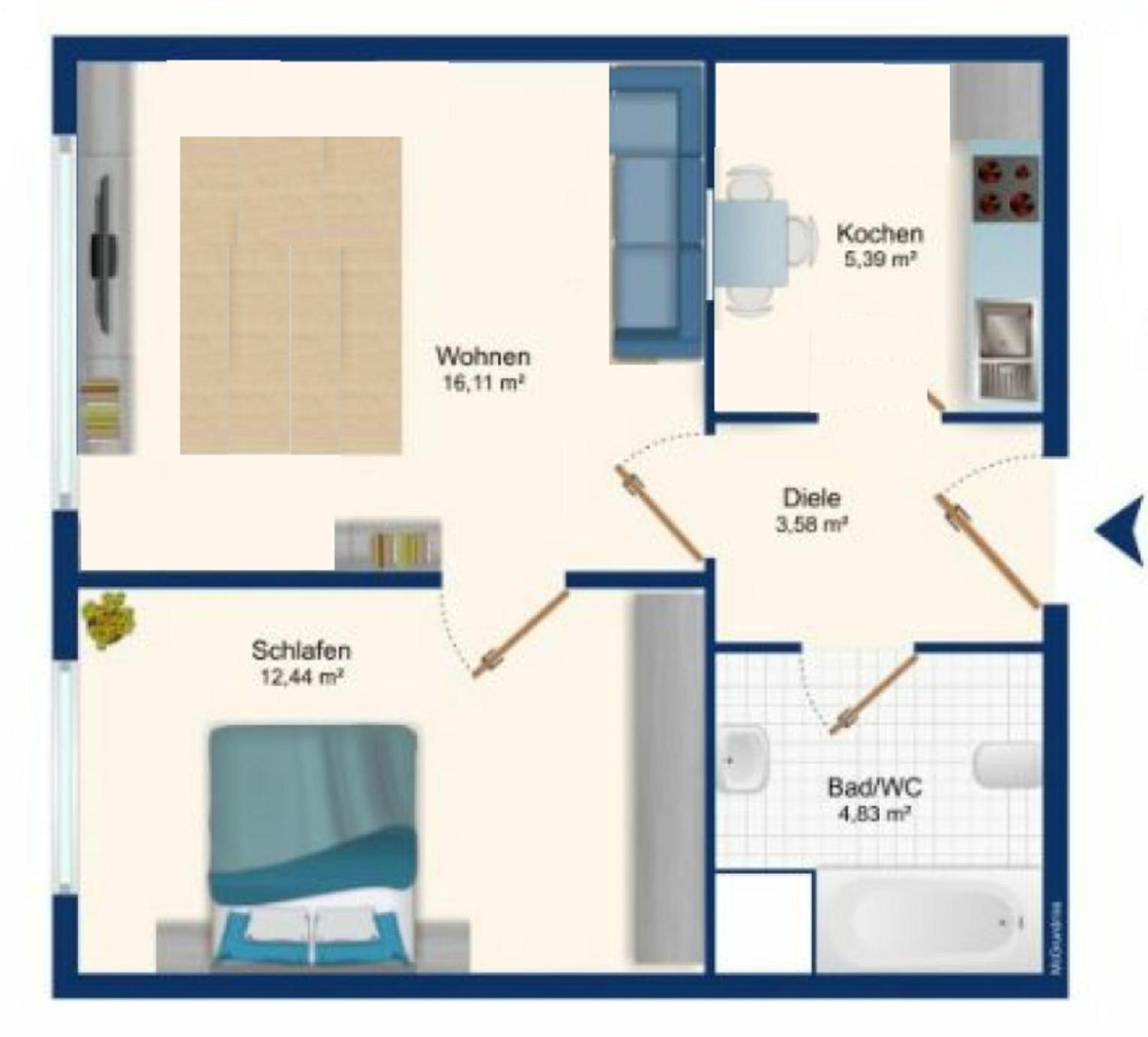 Family Suites & Parking Baden-Baden Bilik gambar